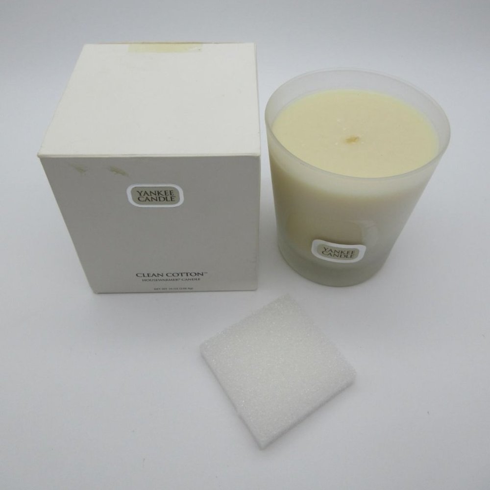 Yankee‎ Candle Clean Cotton housewarmer decorative candle old stock